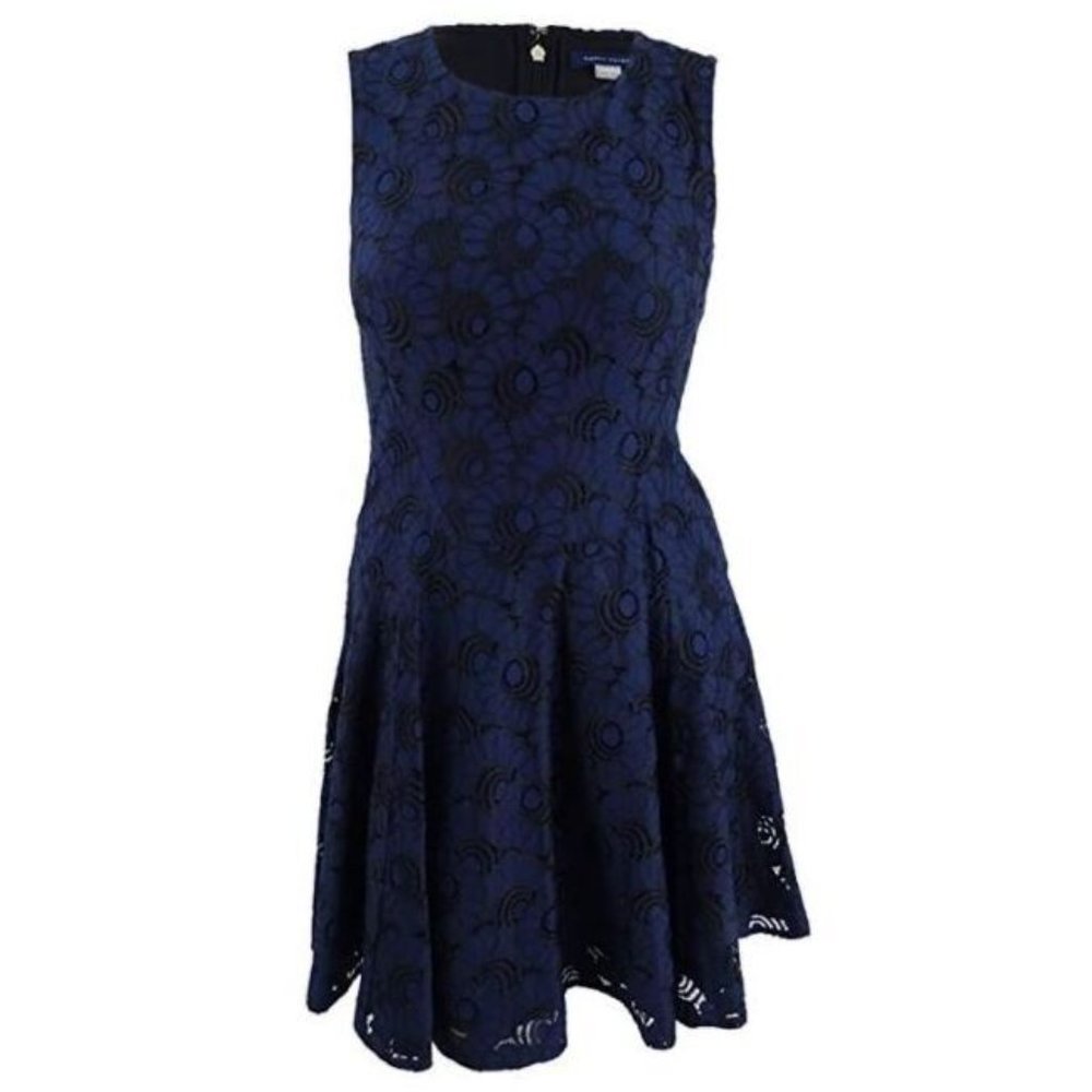 Tommy Hilfiger Lace Fit & Flare Dress